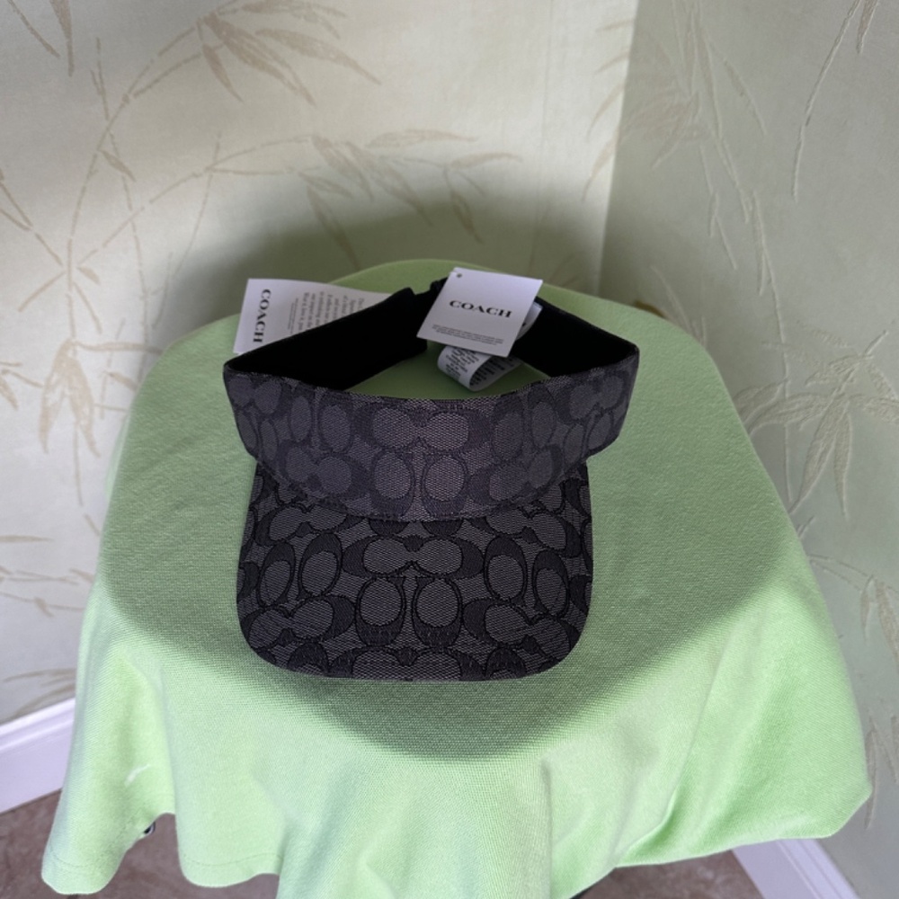 COACH SIGNATURE VISOR:NWT BLACK SIGNATURE C0976 - Picture 3 of 12
